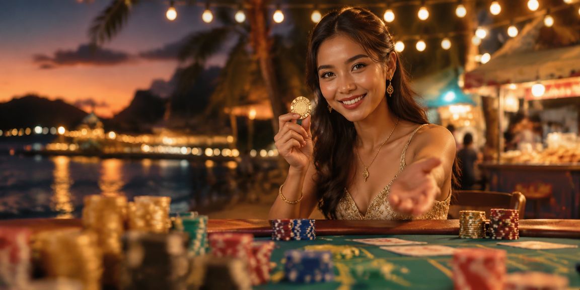 Meja Baccarat di Langkawi dengan suasana malam yang eksklusif dan permainan langsung