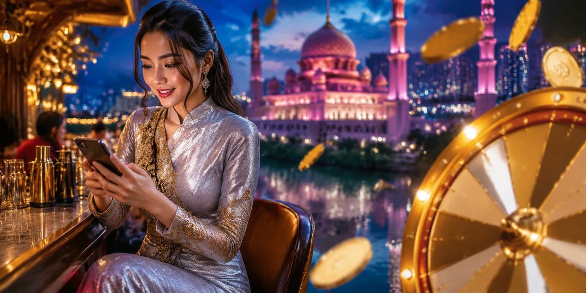 Meja Roulette bergaya batik di Putrajaya dengan paparan pilihan pertaruhan yang jelas